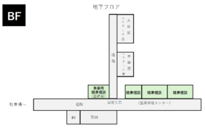 地下のマップ（クリックで拡大）